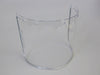 Replacement Face Shield 8 x 16 x .040 Clear Polycarbonate Aluminum Bound